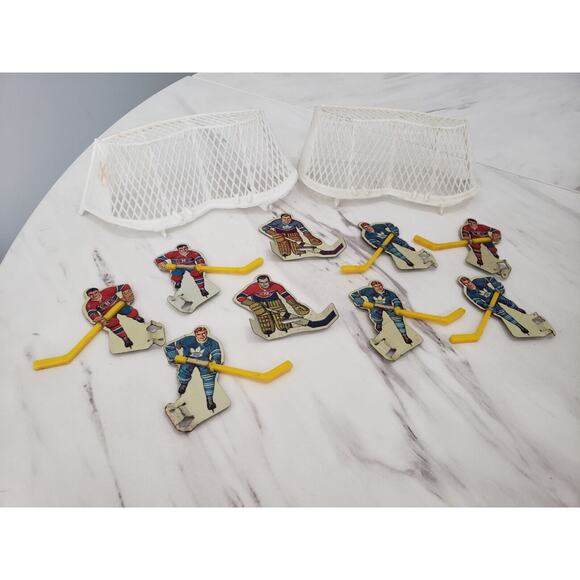 Vintage Eagle Toys NHL Metal Tin Replacement Hockey Players‎ Toronto Vs Montreal - Picture 1 of 10
